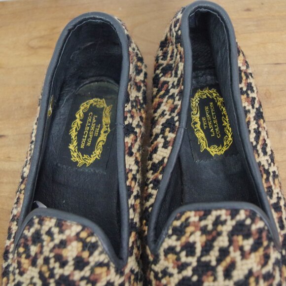 Larkspur Collection Vintage Leopard Print Woven Leather Lined Flats Size 7.5 - Picture 8 of 9
